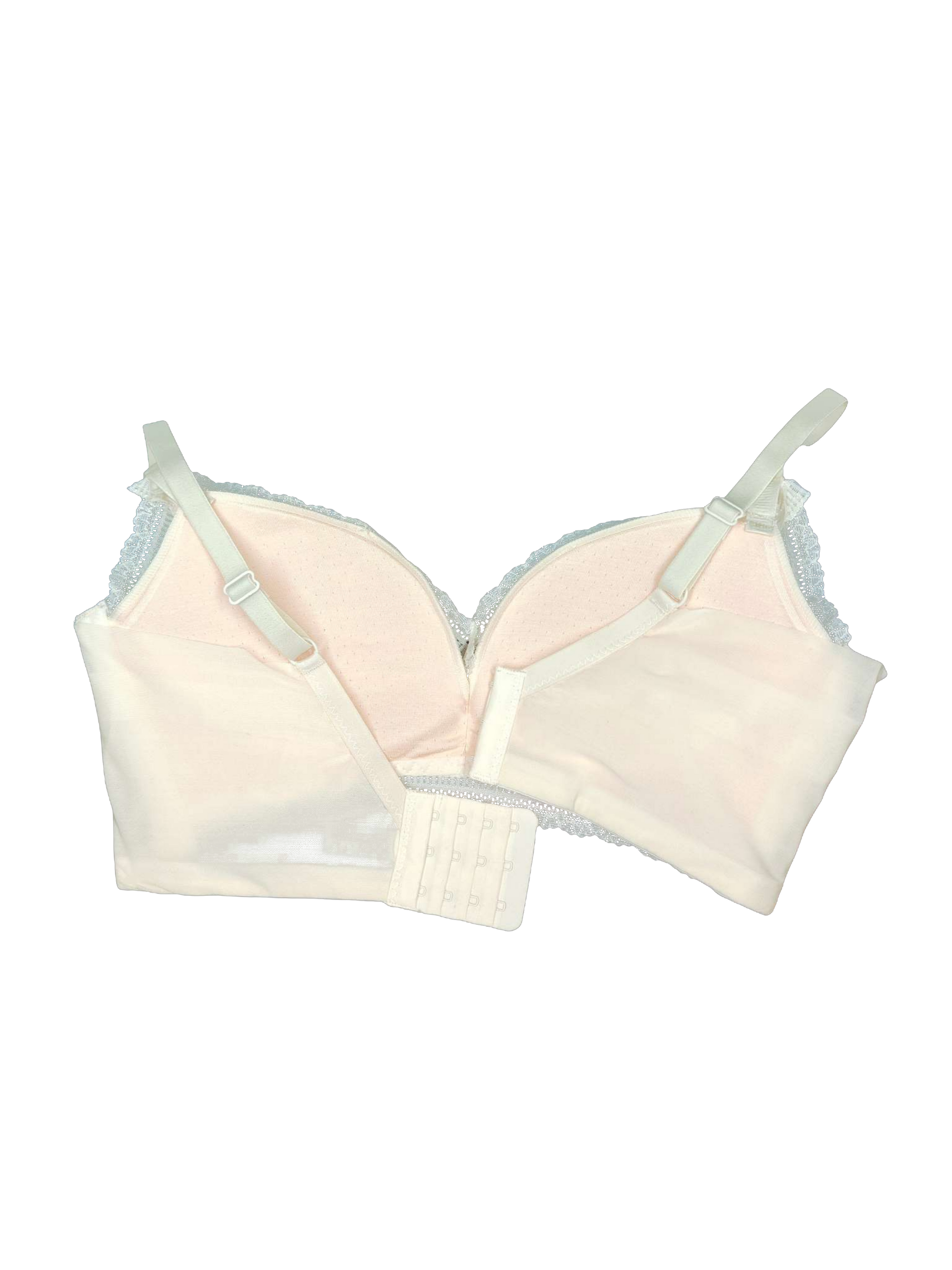 Seamless, Wire-Free, Deep V Milk Silk Lingerie set