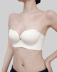 New Front-Clasp Strapless Double-Lock Bra(No Panties Included)