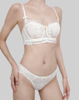French Lace Lightweight Soft Underwire Bra