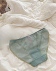 French Style Purely Innocent Low-Waist Mesh Embroidery Panties (2-Pack)