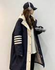 TB 90% White Duck Down Long Puffer Coat