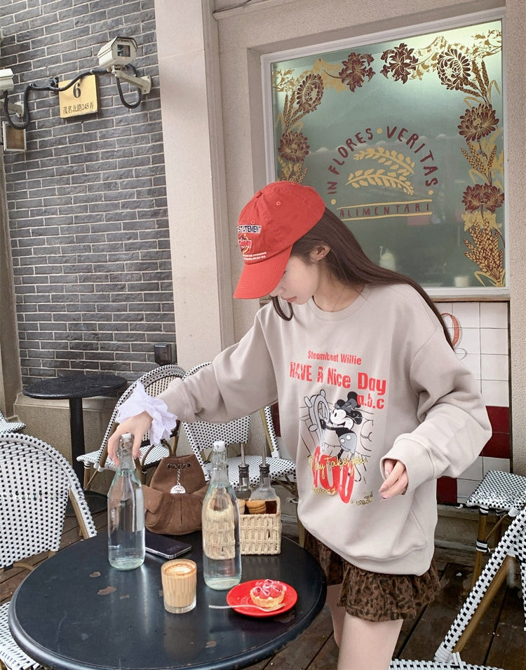 Disney Cartoon Graphic Sweatshirt