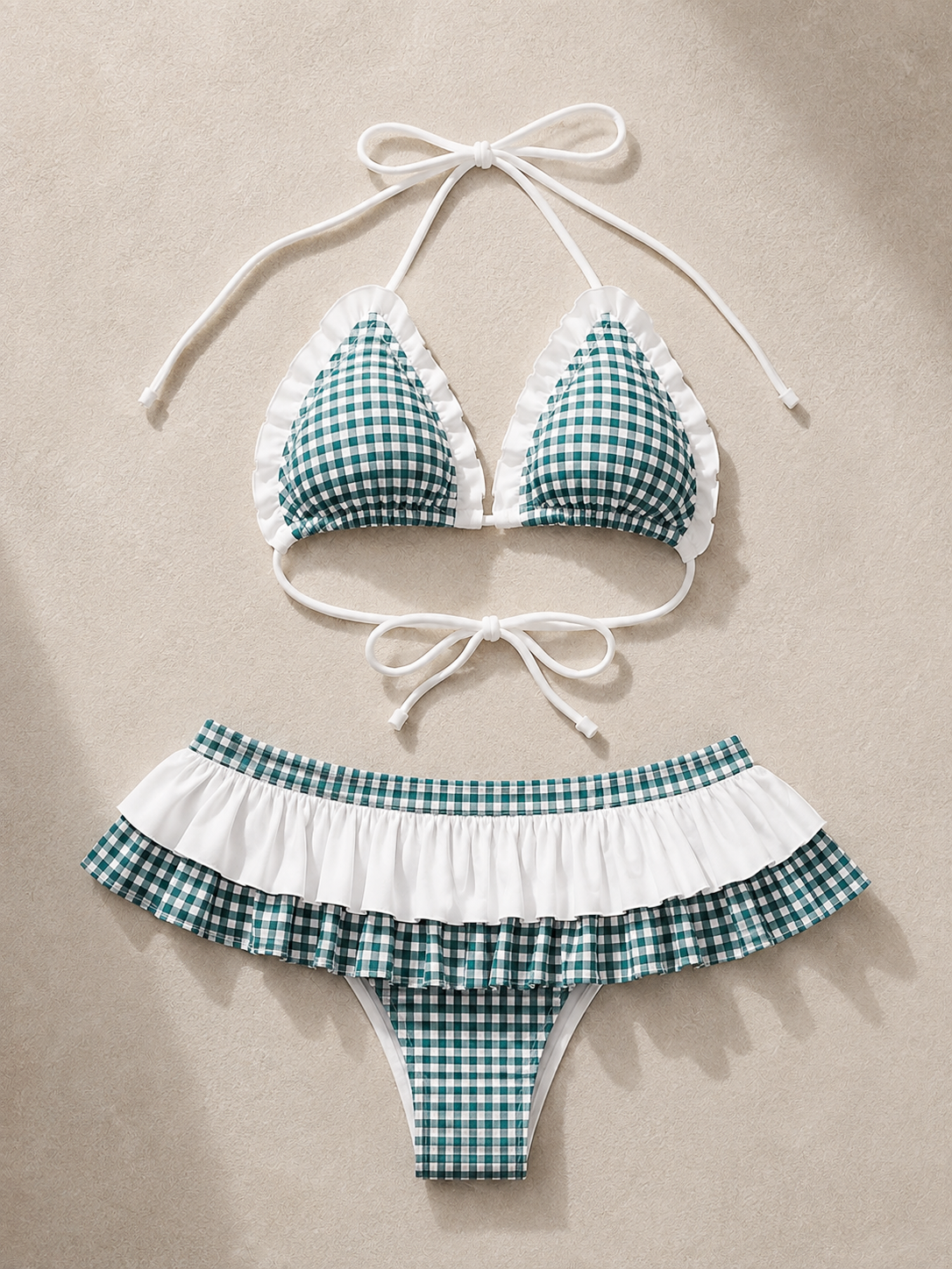 Vietnamese Designer Ruffle Bikini Set