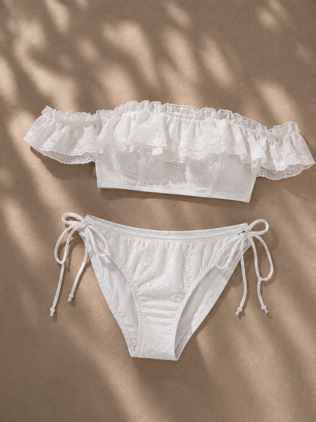 Korean-Inspired Sweet &amp;amp; Flirty Bandeau Bikini Set