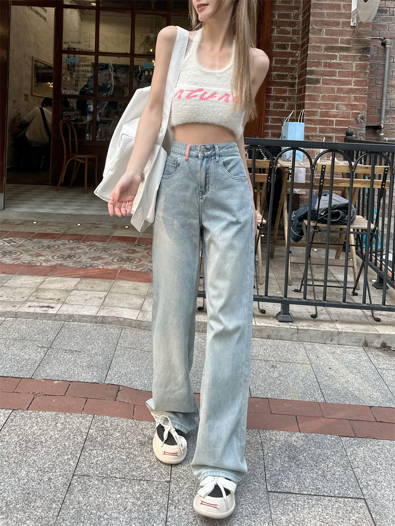 Vintage Washed Blue Ultra-Soft Jeans