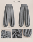 Relaxed Cropped Harem Pants