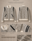 Inspired Quilted Baseball Jacket