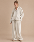 Korean-Style Double-Sided Fleece Lounge Set