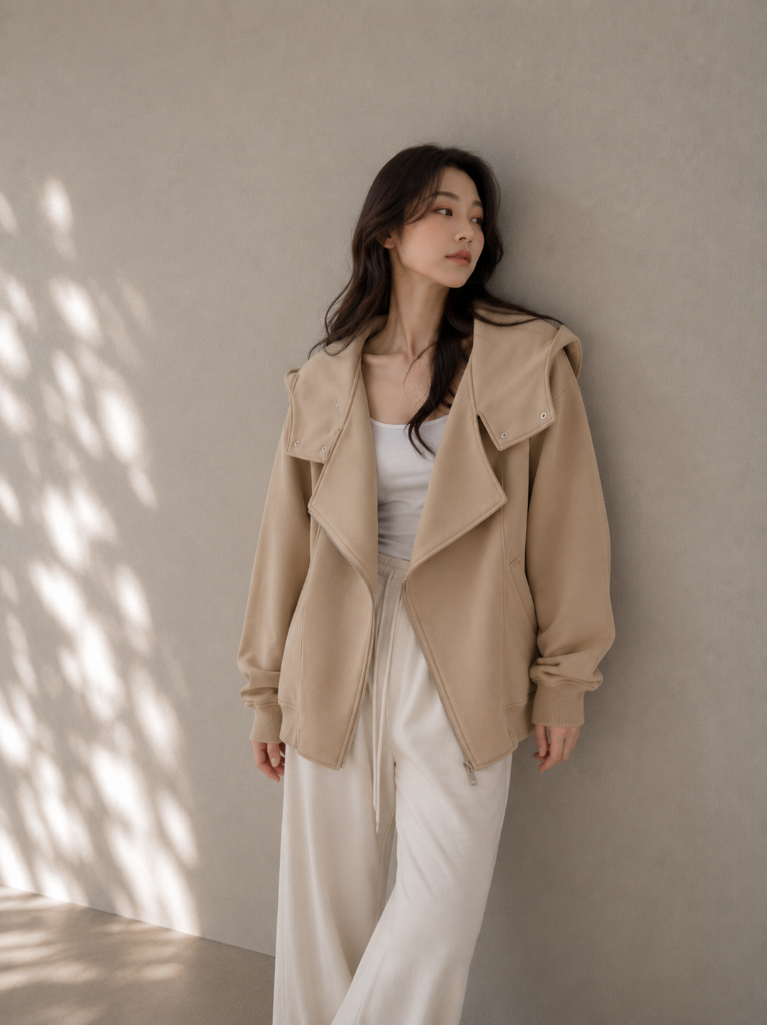 380G Double-Sided Air Layer Oversized Jacket