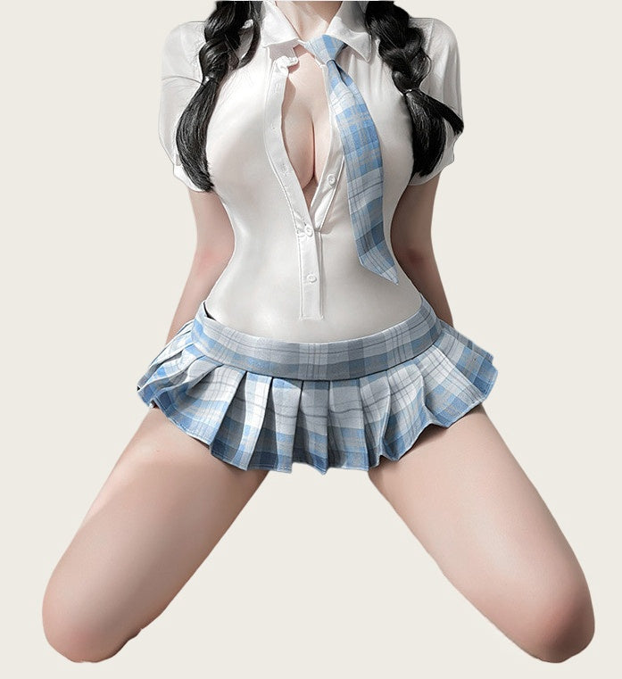 Sexy Senior Student Uniform Temptation