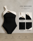 One-Shoulder Asymmetrical One-Piece Swimsuit