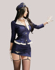 Two-Tone Collar Flight Attendant Set