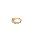 Iced Sugar 18K Gold-Plated Ring