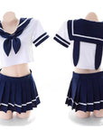 Japanese-Style School Uniform Set (Includes Student Socks)