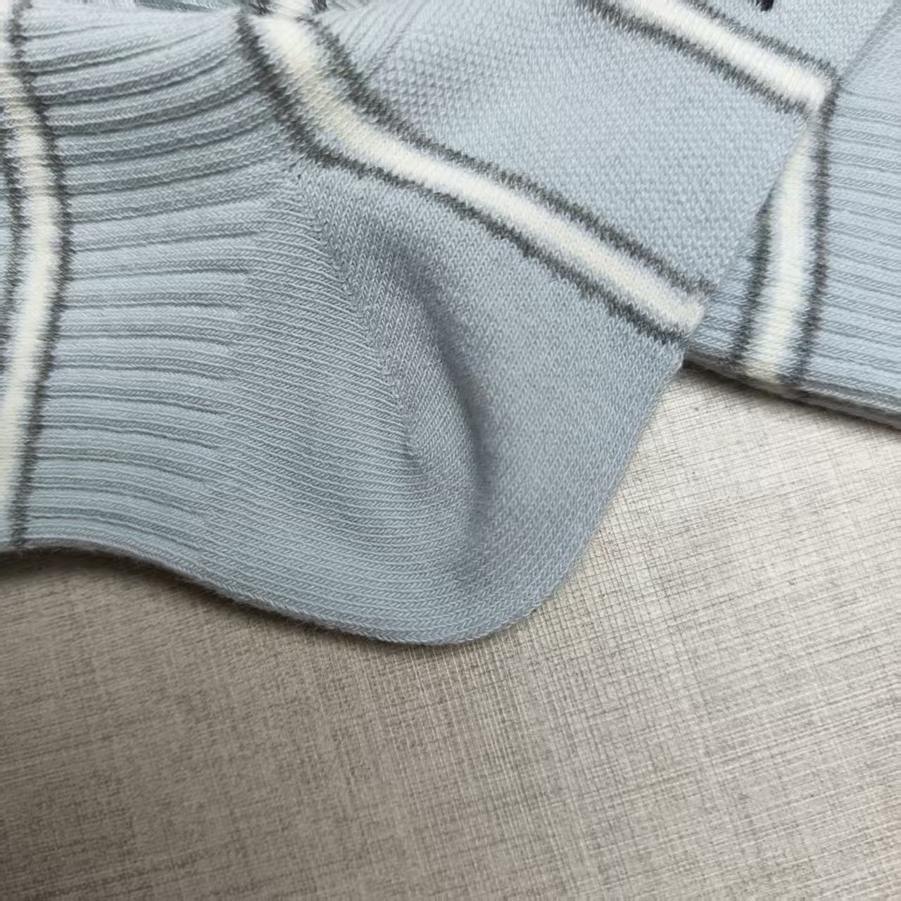 Miu Miu lace mid-calf striped socks (5 pairs/pack)