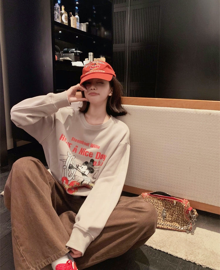 Disney Cartoon Graphic Sweatshirt