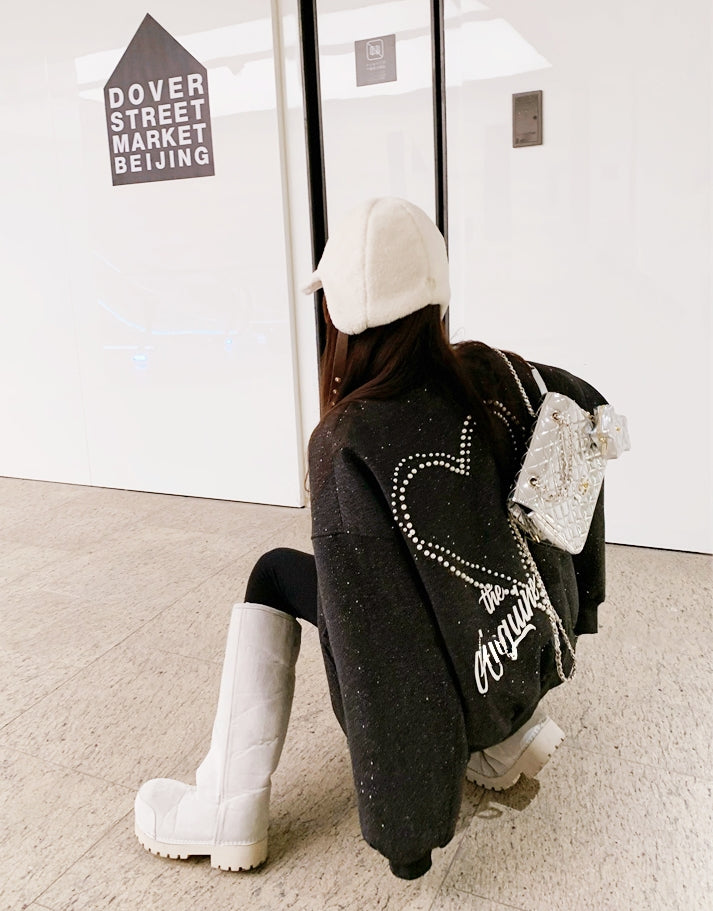 Starlit Shine 90% Duck Down Oversized Bomber