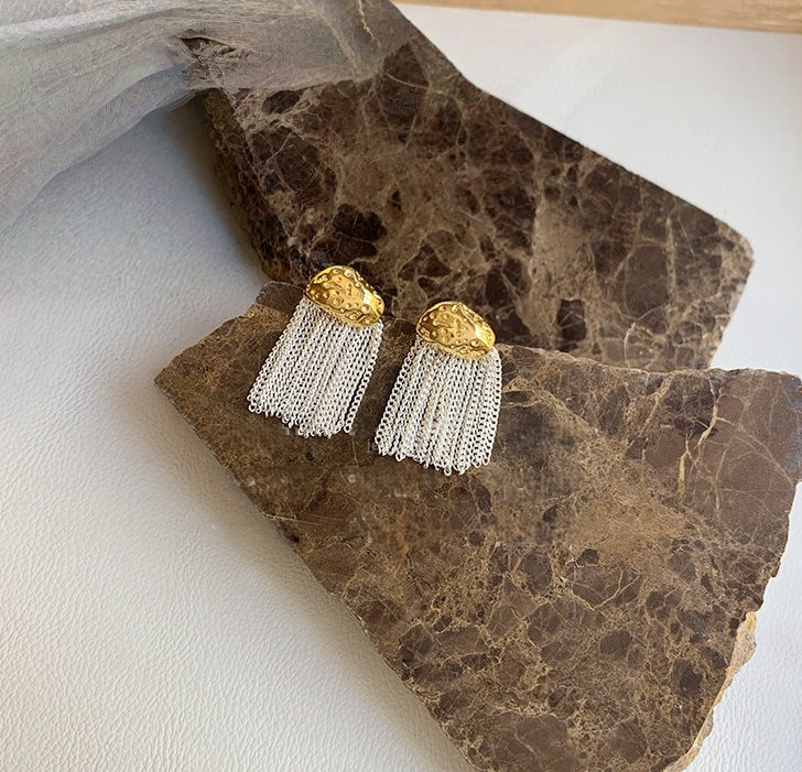 Korean tassel earrings