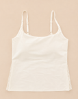 Lace Back Cami with Built-In Bra