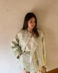 Elegant High-End Chinese-Style Jacket with Traditional Frog Buttons (Skirt Not Included)