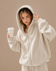 Korean-Style Double-Sided Fleece Lounge Set