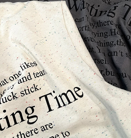 High-Weight Water-Based Printed INS-Style Tee