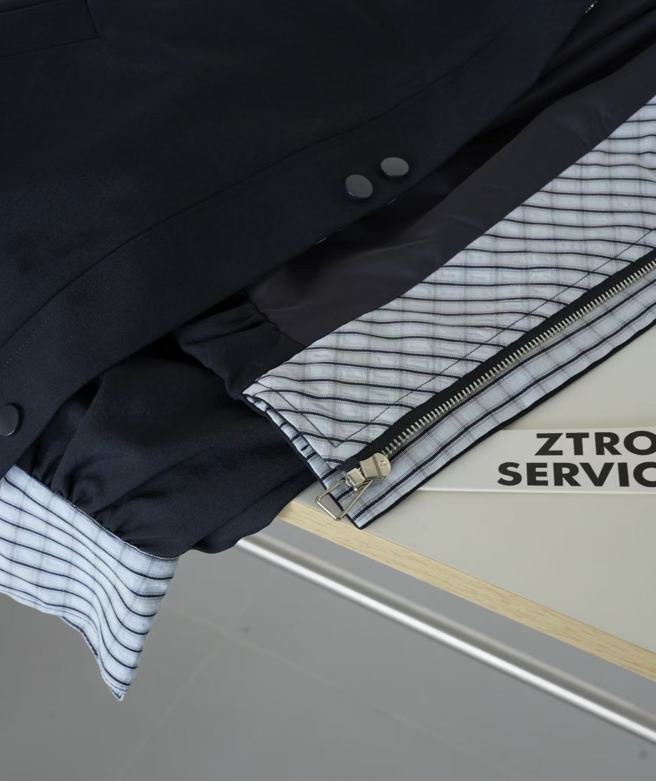 American Vintage Plaid Patchwork Jacket