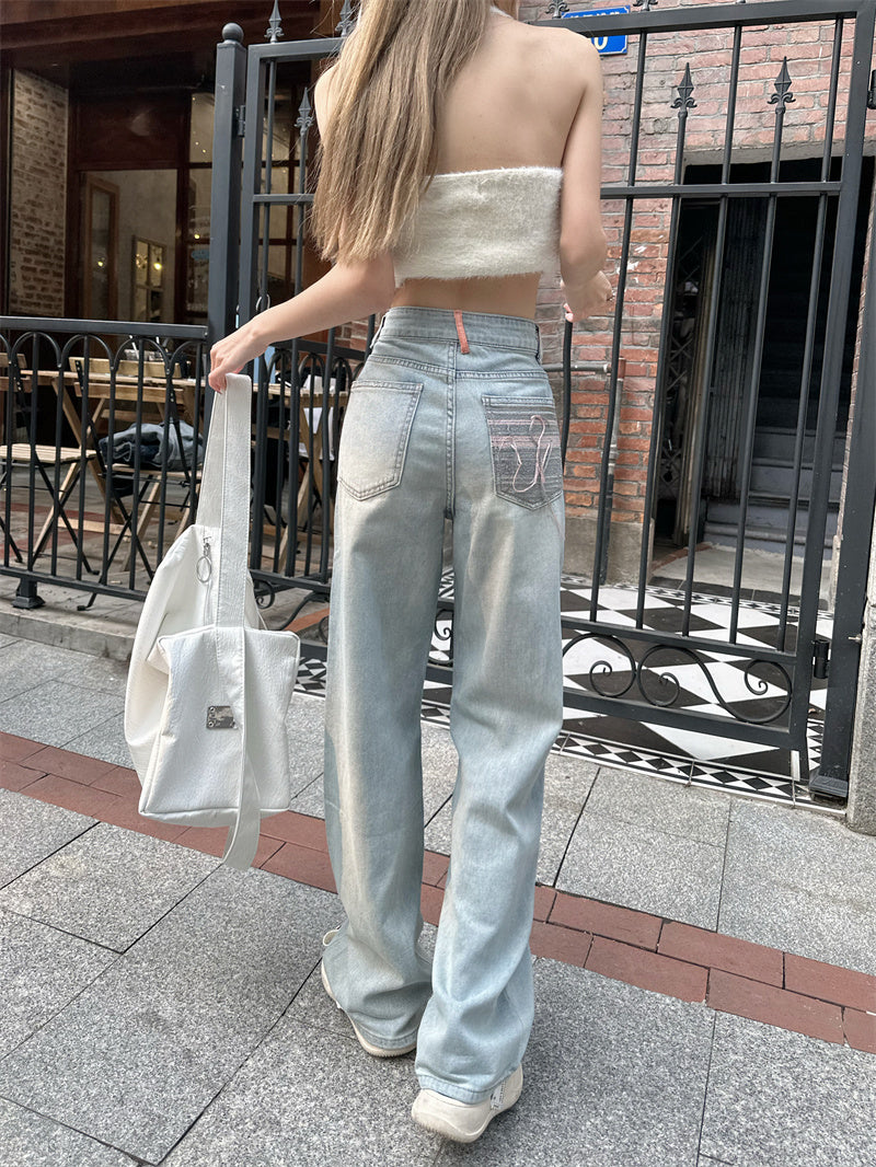 Vintage Washed Blue Ultra-Soft Jeans