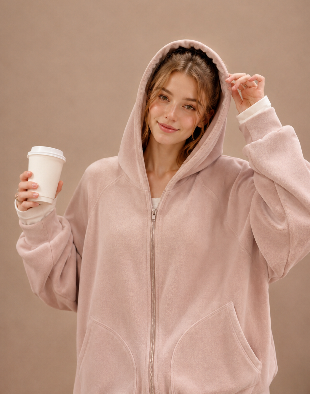 Korean-Style Double-Sided Fleece Lounge Set