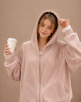 Korean-Style Double-Sided Fleece Lounge Set