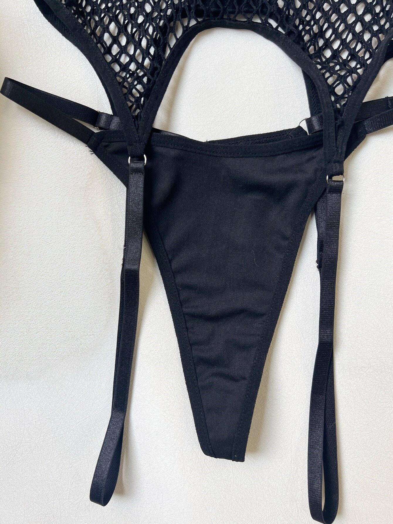 Mesh Sheer Push-Up Bodysuit
