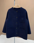 Double-Faced Wool GG Coat