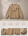 380G Double-Sided Air Layer Oversized Jacket