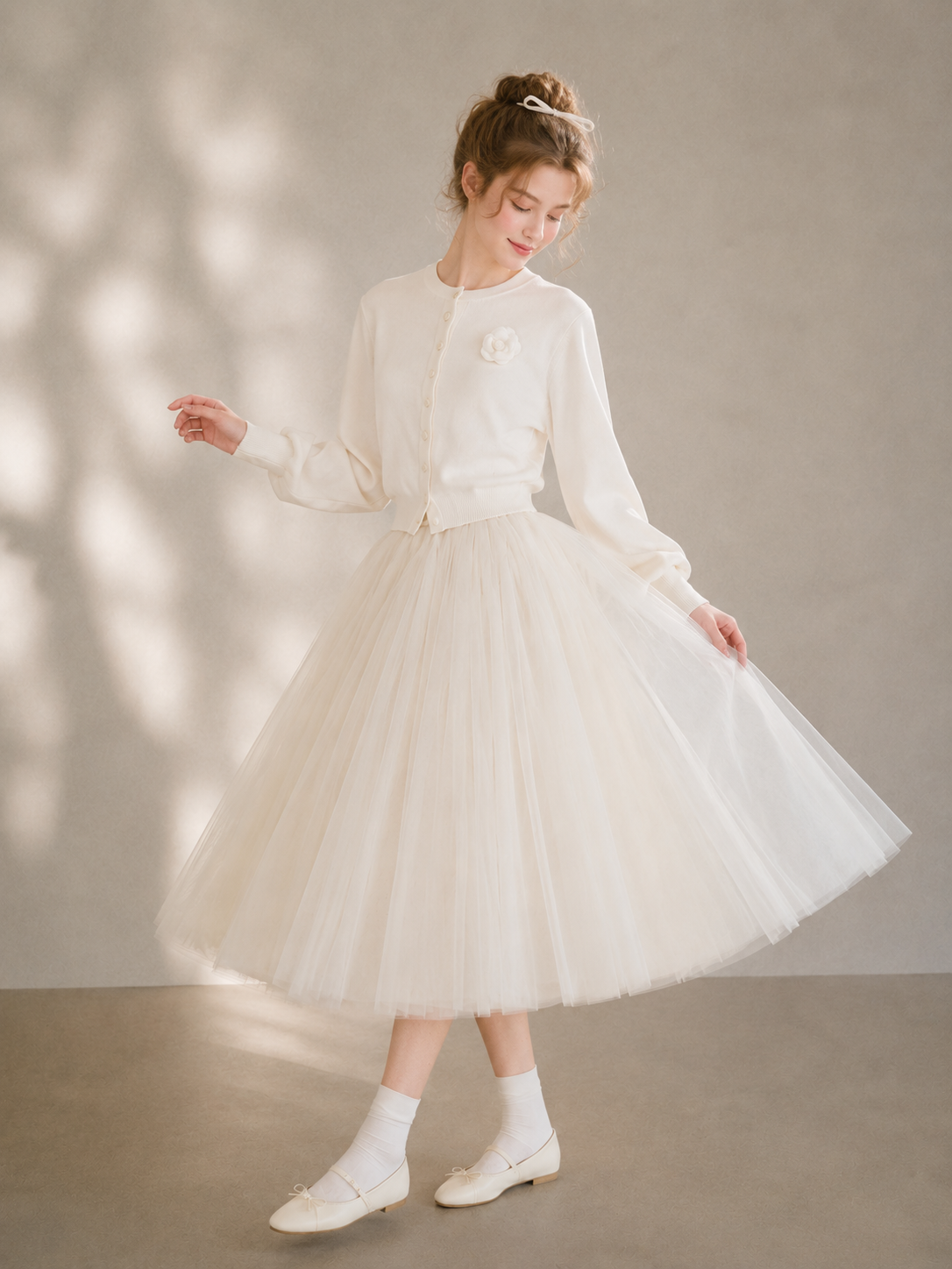 Luxe Multi-Layer Tulle A-Line Skirt