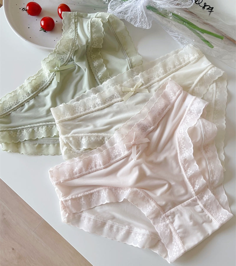 Creamy girl lace panties (2-pack)