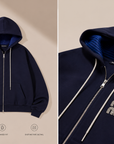 Rhinestone Logo Hooded Lounge Set