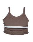 Thickened Fleece Padded Thermal Camisole with Waistband