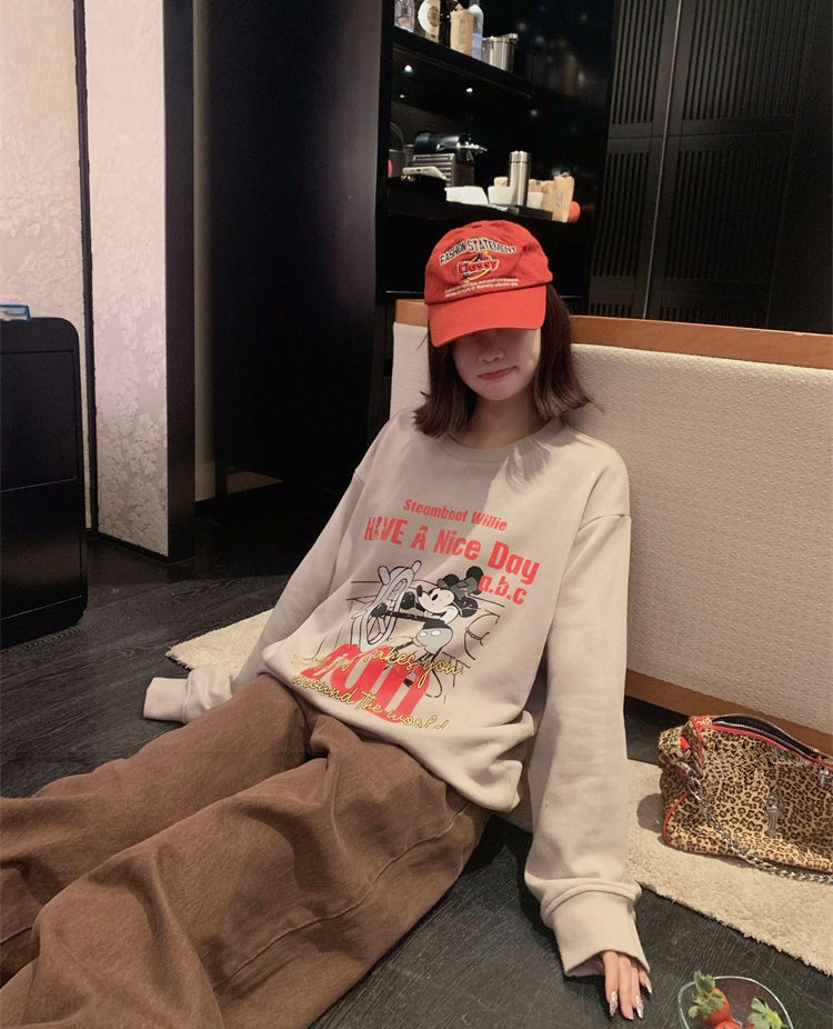Disney Cartoon Graphic Sweatshirt