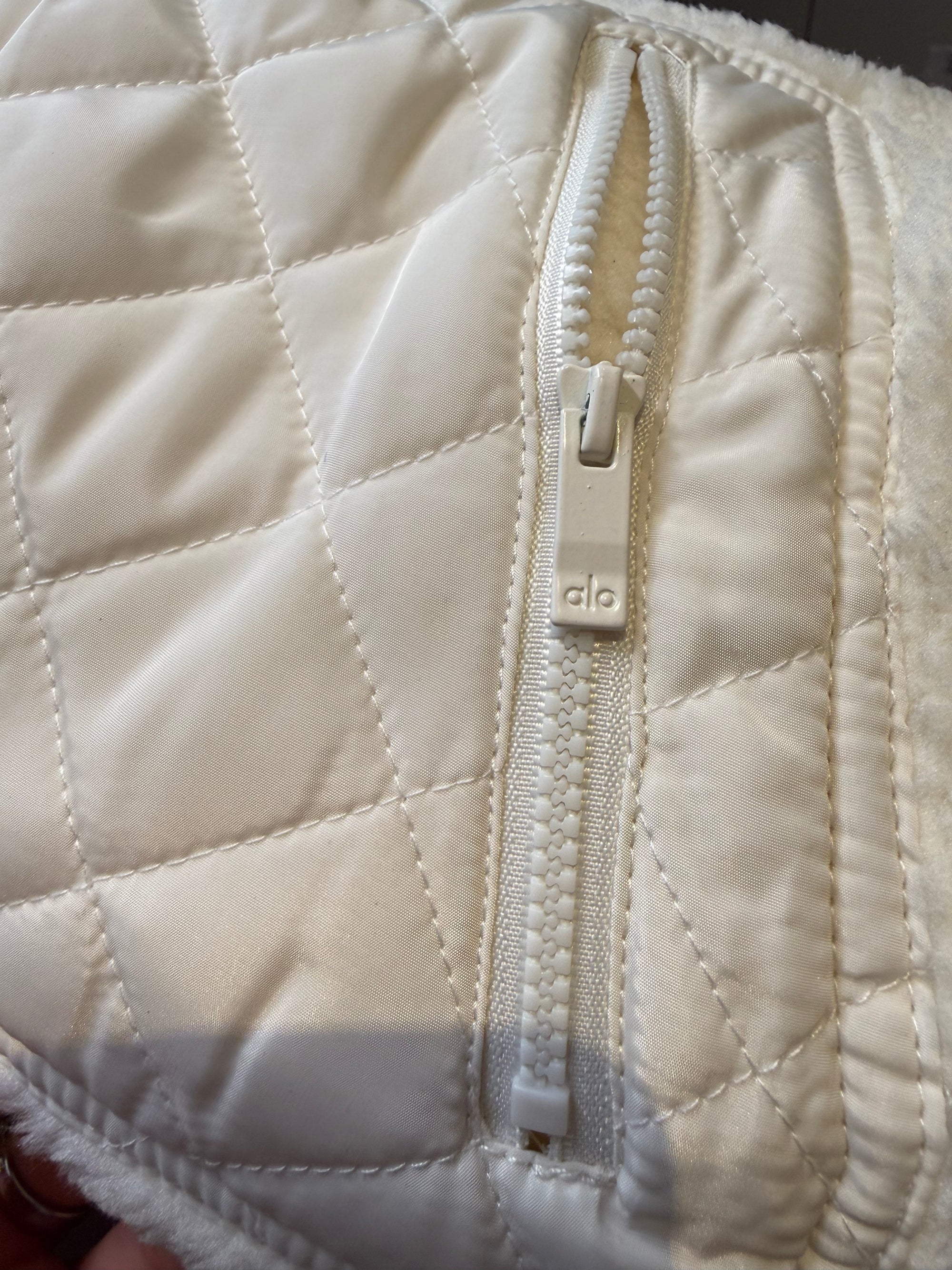 Shearling Patchwork Flight Jacket
