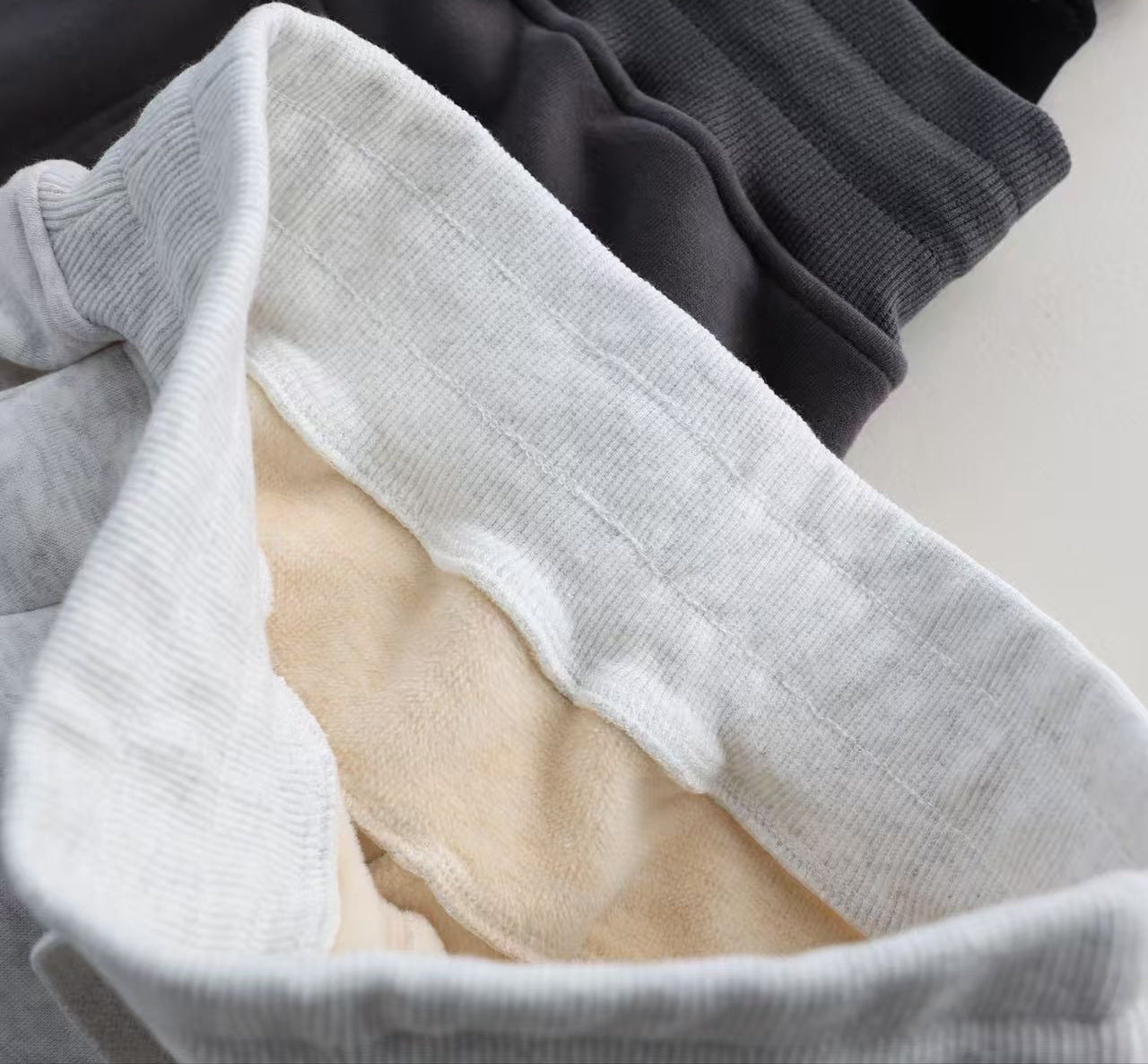 Fleece-Lined Lu’s Signature SCUBA Wide-Leg Pants