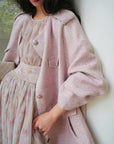 Smoky Lavender French Vintage Dress