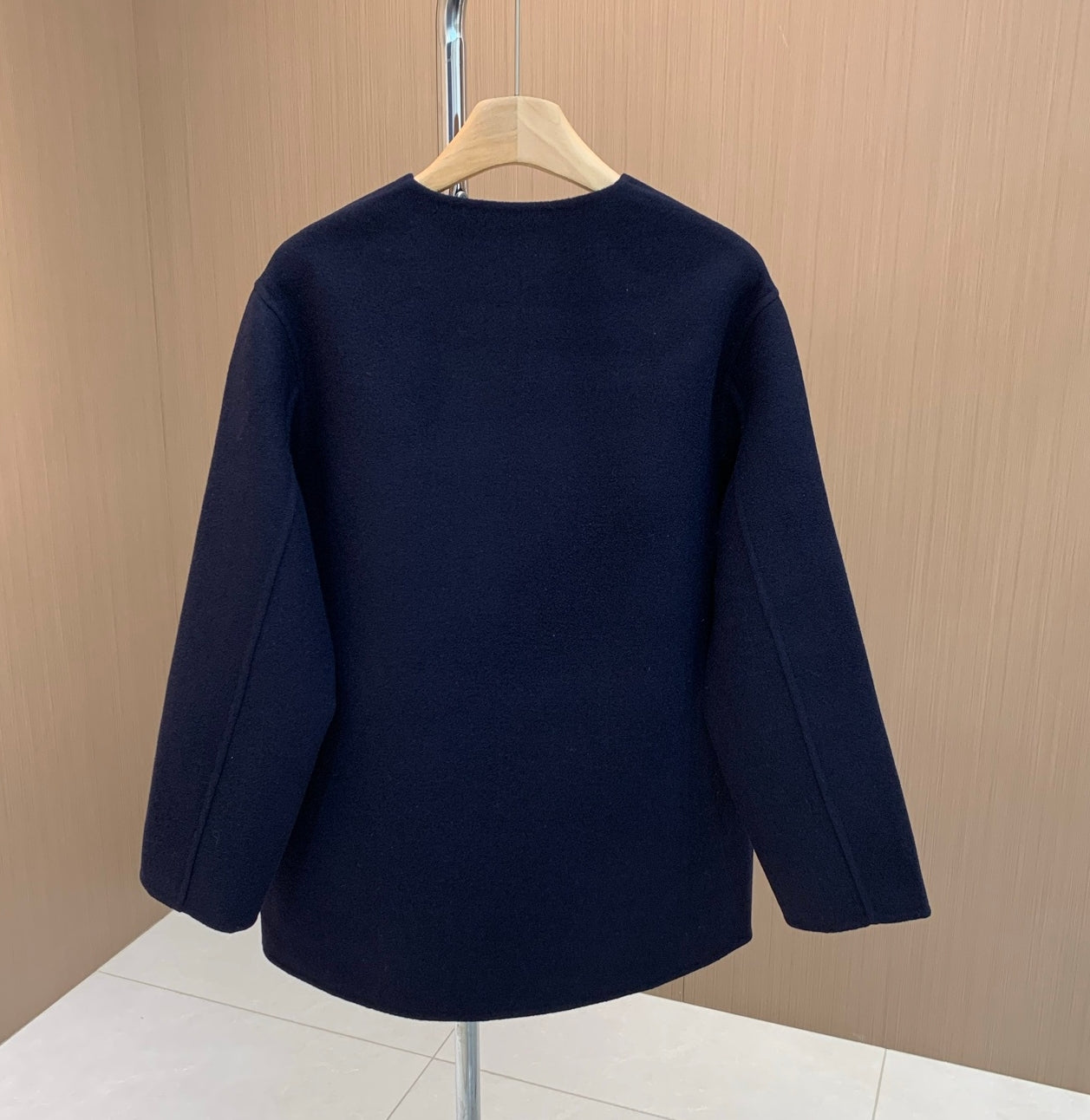 Double-Faced Wool GG Coat