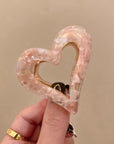 Heart-Shaped High Ponytail Hair Clip