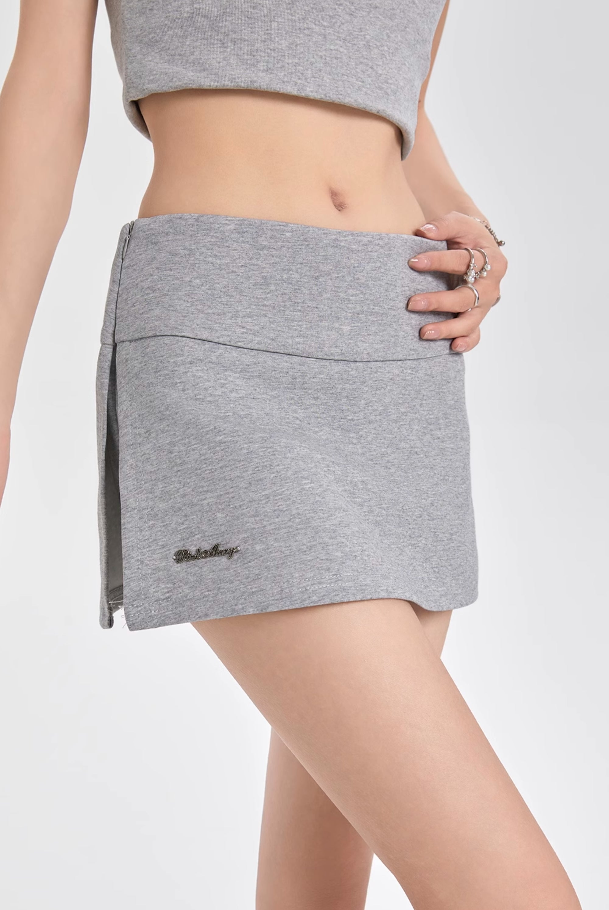 A-Line Fitted Mini Skirt Shorts for Petite Figures