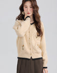 French Cottagecore Thick Knit Cardigan
