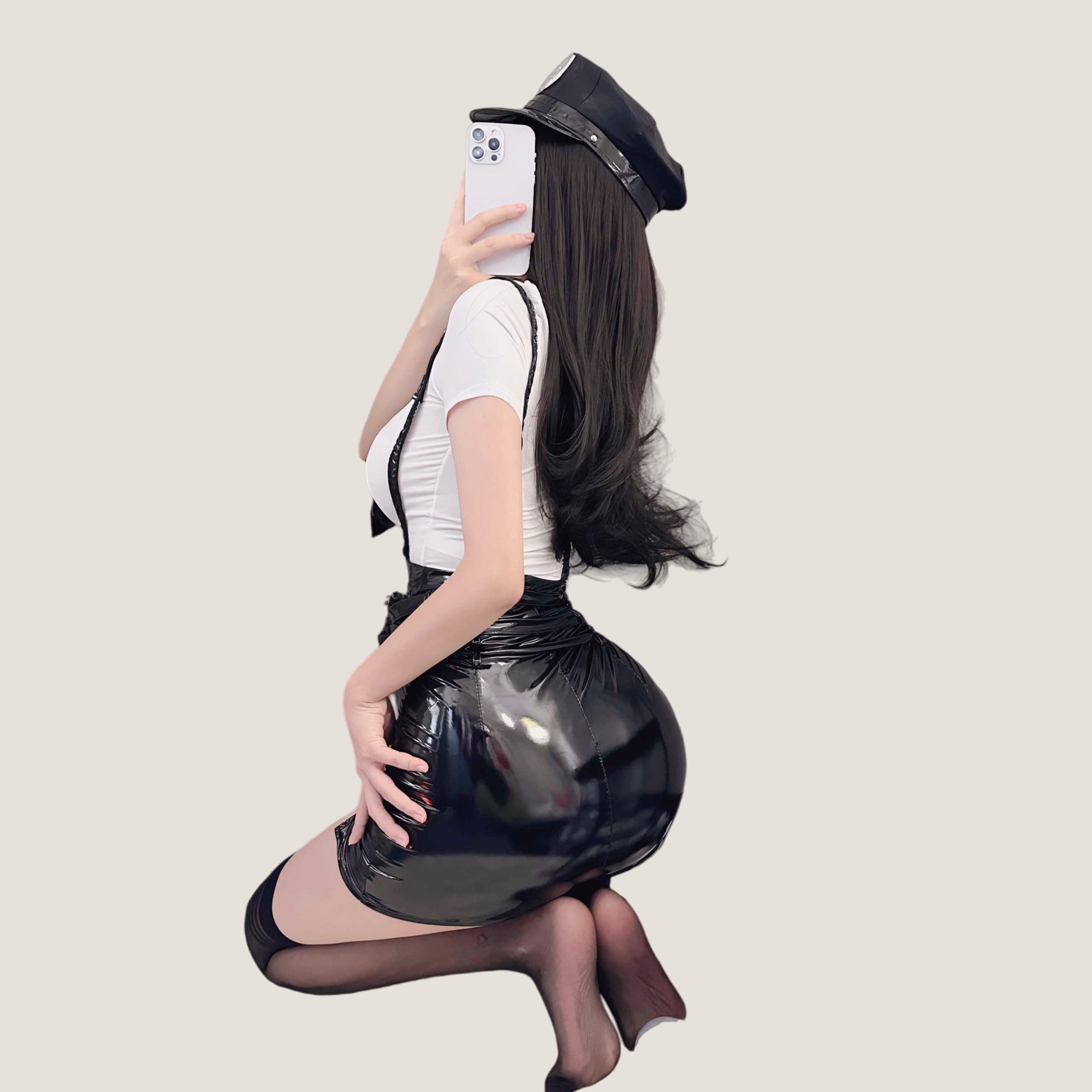 Bodycon Suspender Police-Inspired Costume