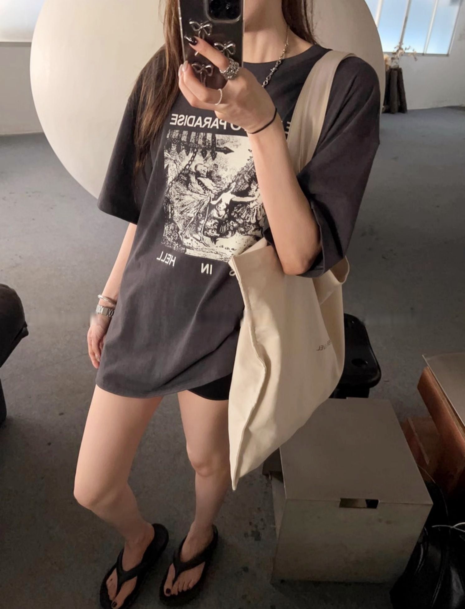 Vintage American BF-Style Cotton T-Shirt