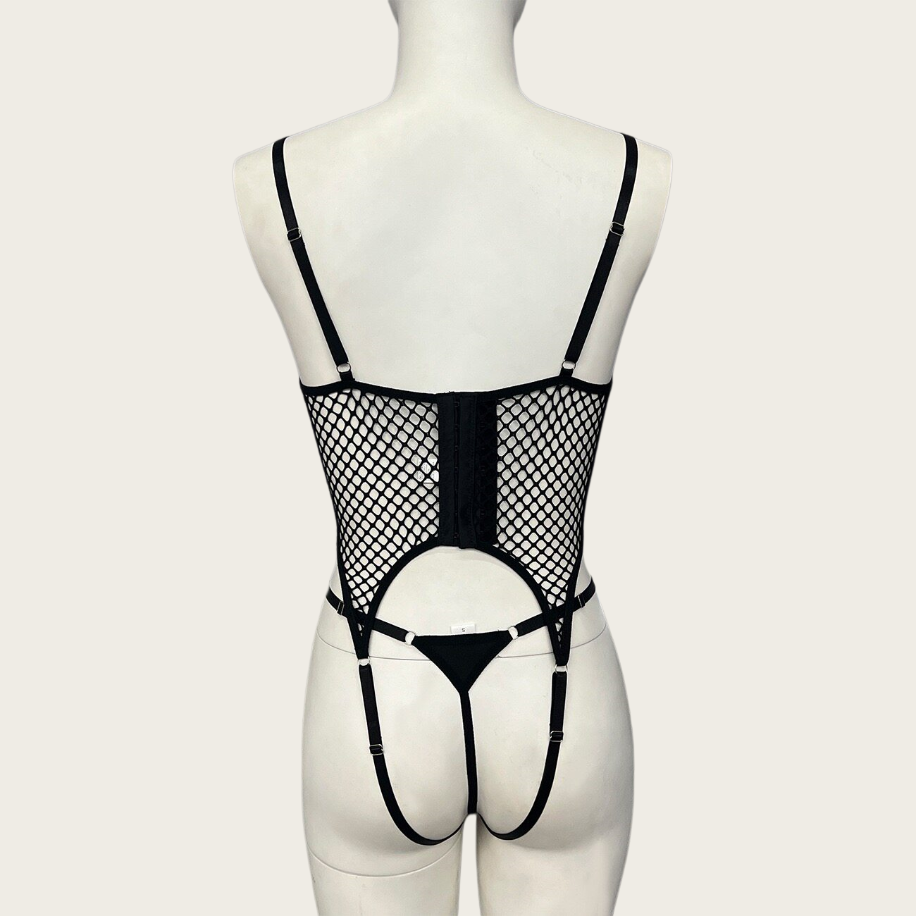 Mesh Sheer Push-Up Bodysuit