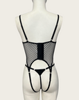 Mesh Sheer Push-Up Bodysuit