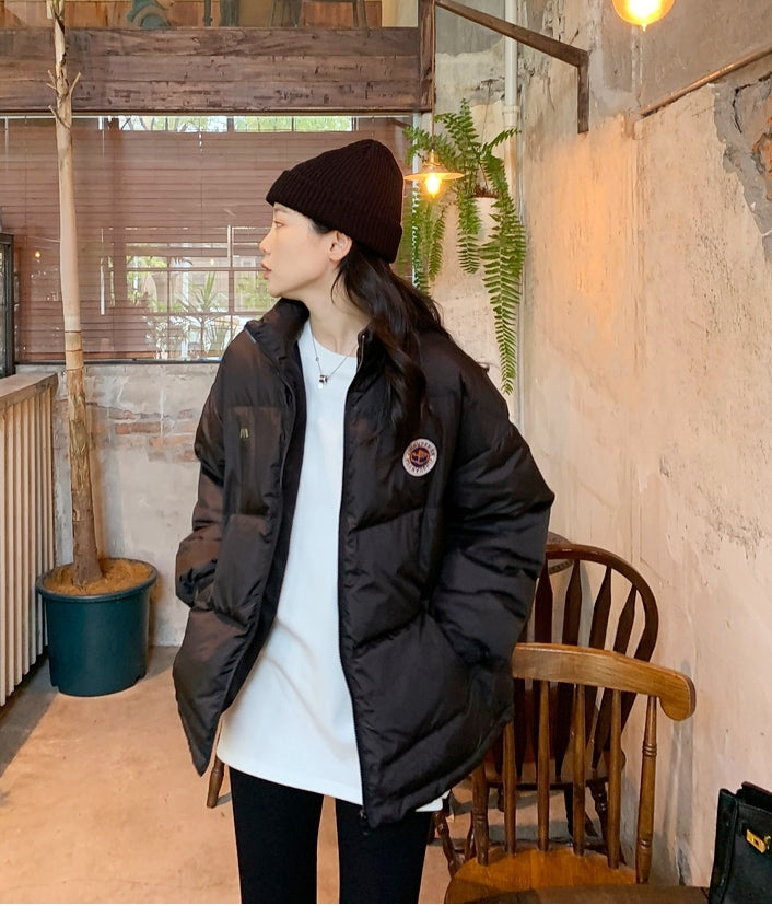 350g Fleece-Lined Thickened Korean-Style Loose Base Layer